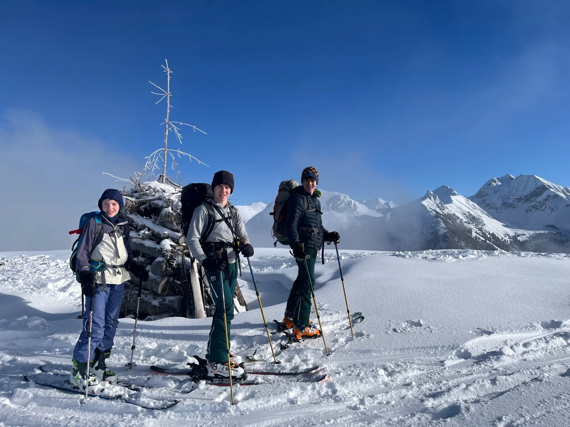 Winterhütte der Jugendgruppe Janual 2025 | © Copyright: DAV Sektion Isny
