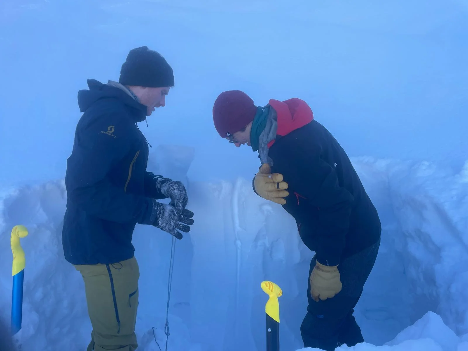 Winterhütte der Jugendgruppe Janual 2025 | © Copyright: DAV Sektion Isny