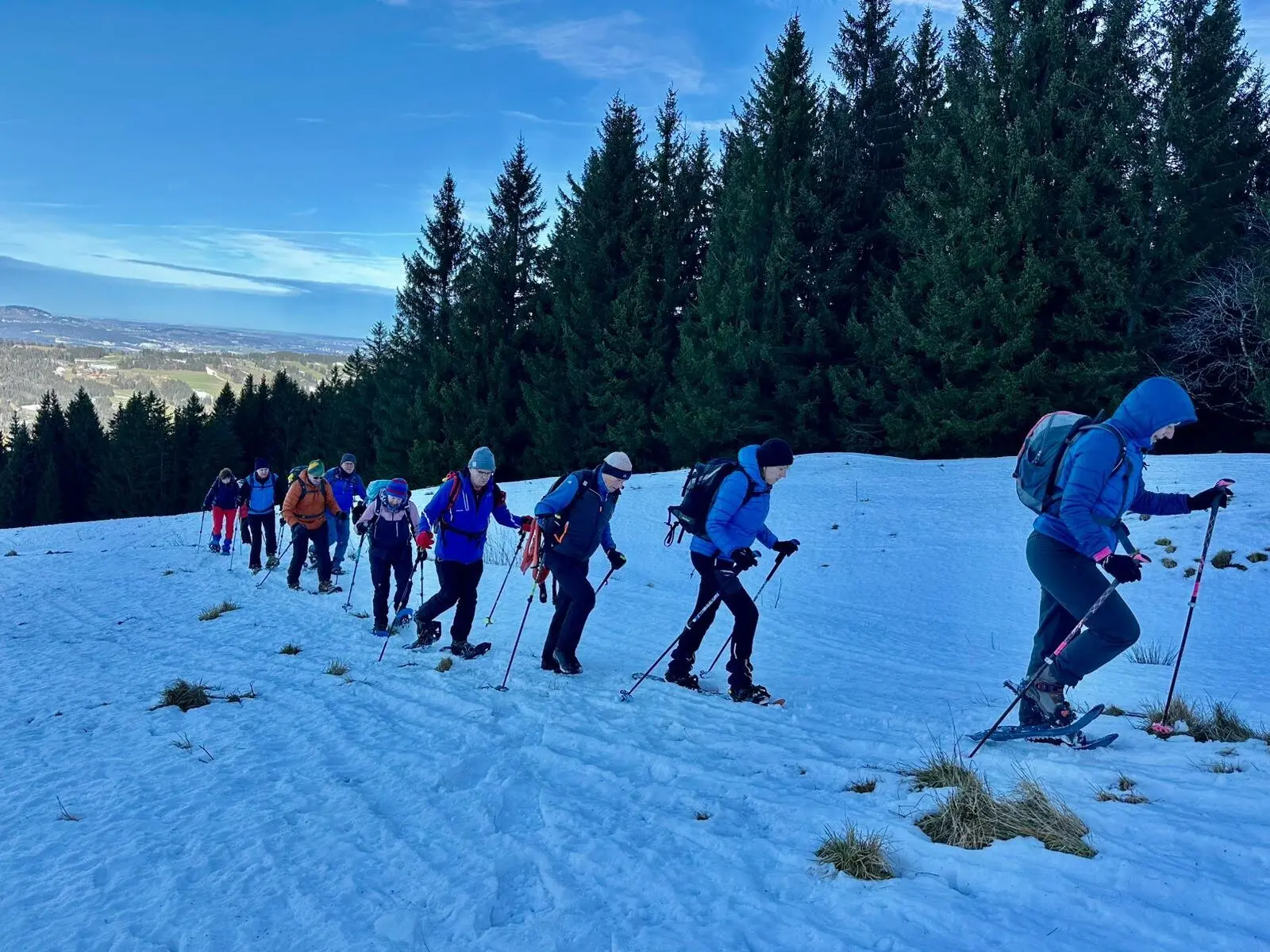 2025-01-06 LVS Schulung Schneeschuhtourengänger | © Copyright: DAV Sektion Isny