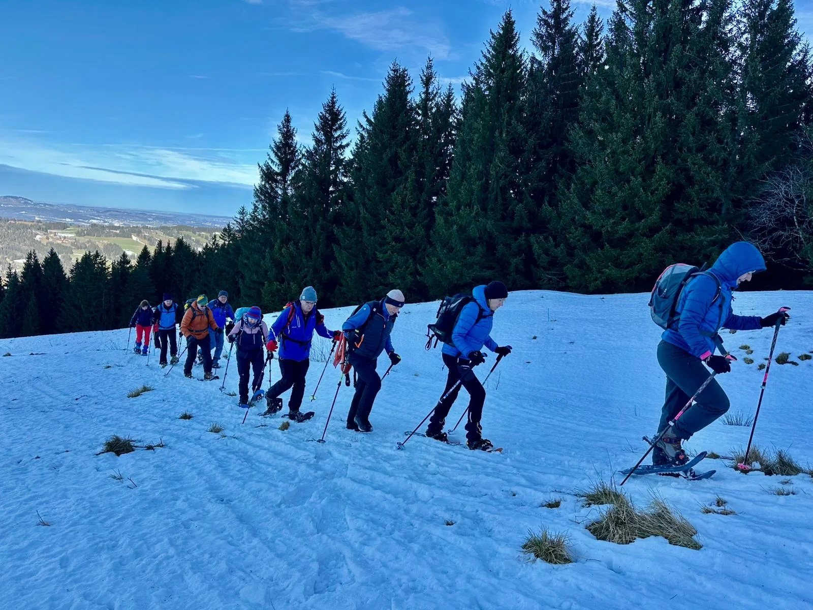 2025-01-06 LVS Schulung Schneeschuhtourengänger | © Copyright: DAV Sektion Isny