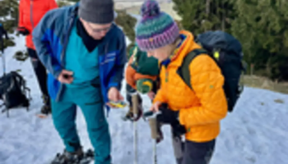 2025-01-06 LVS Schulung Schneeschuhtourengänger | © Copyright: DAV Sektion Isny