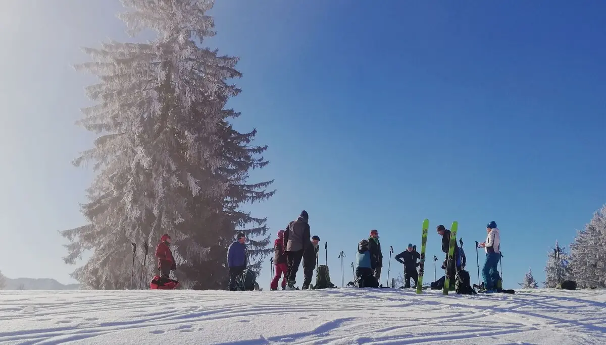 2025-01-17 LVS Ausbildung für Skitourer | © Copyright: DAV Sektion Isny