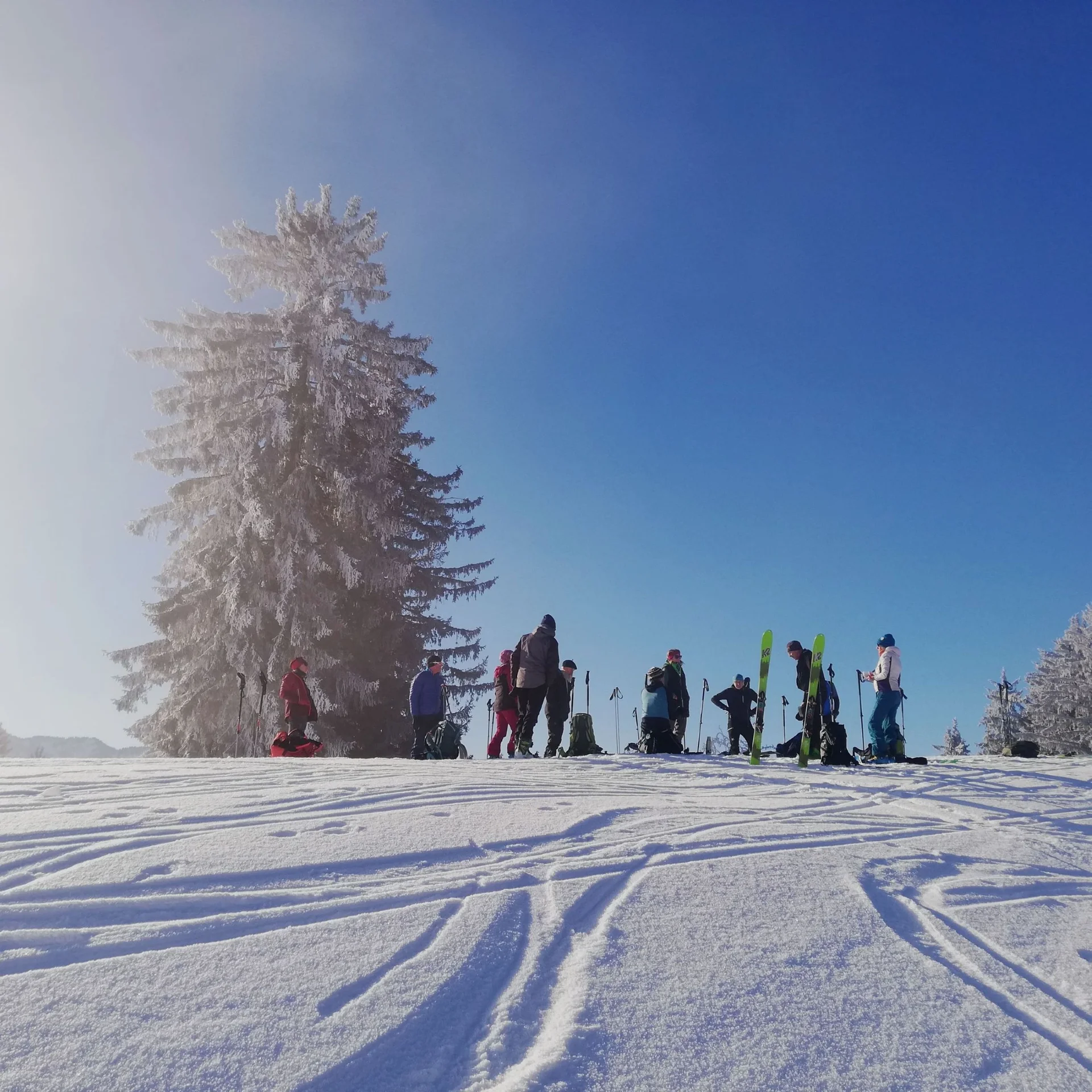 2025-01-17 LVS Ausbildung für Skitourer | © Copyright: DAV Sektion Isny