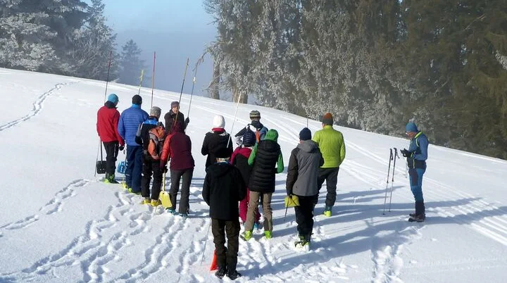 2025-01-17 LVS Ausbildung für Skitourer | © Copyright: DAV Sektion Isny