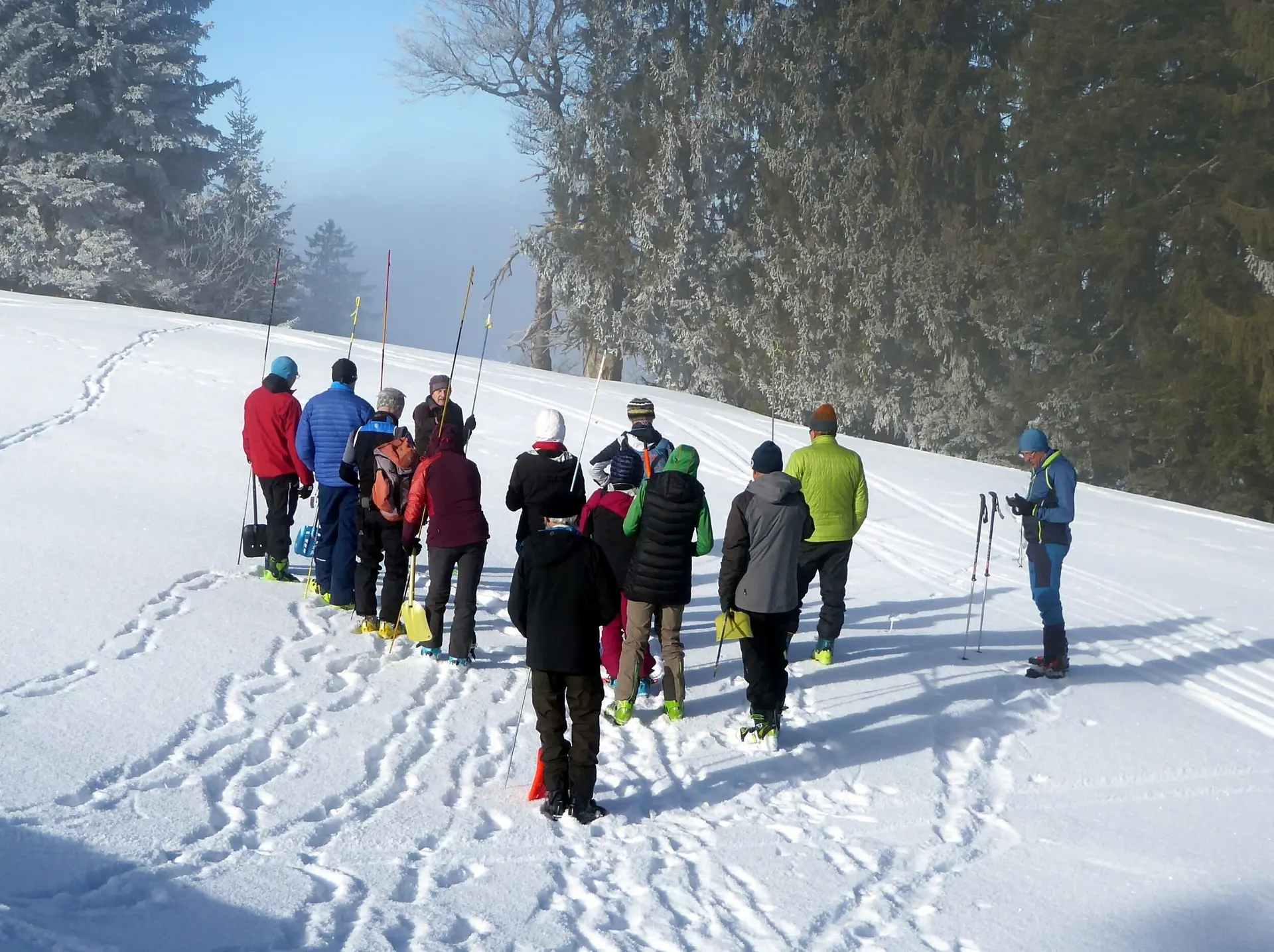 2025-01-17 LVS Ausbildung für Skitourer | © Copyright: DAV Sektion Isny