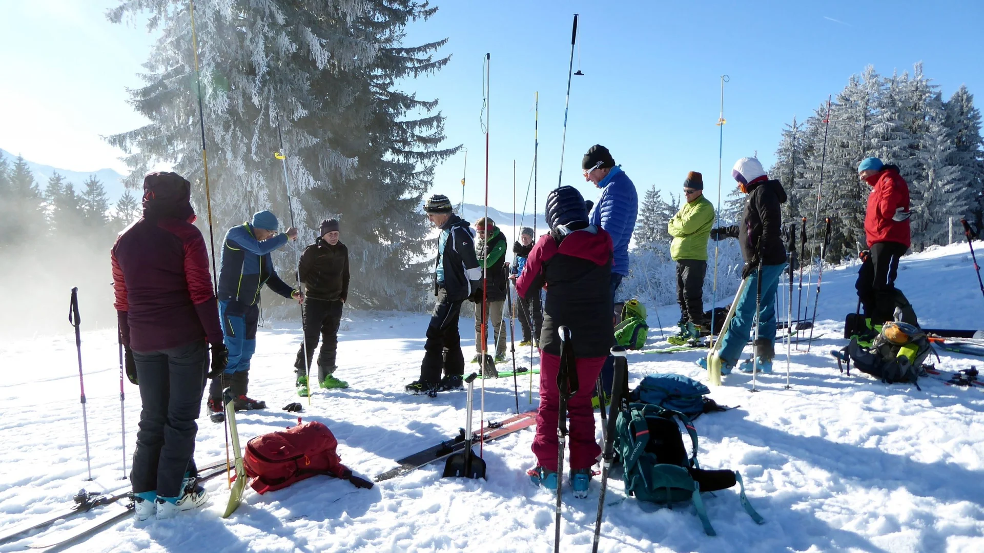 2025-01-17 LVS Ausbildung für Skitourer | © Copyright: DAV Sektion Isny