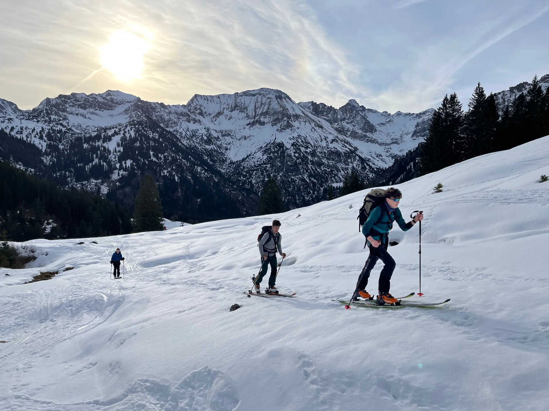 2025-02-21 Skitourenwochenende Alpingruppe Hintersteiner Tal | © Copyright: DAV Sektion Isny