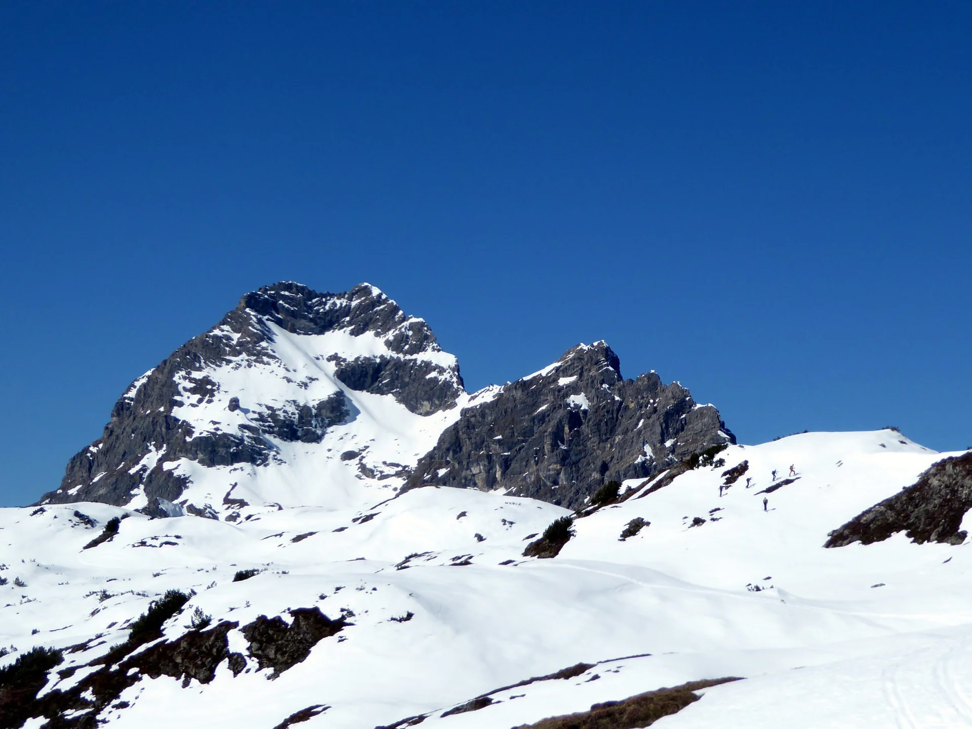 2025-03-08 Ski-Tour zum Walser Geißhorn | © Copyright: DAV Sektion Isny