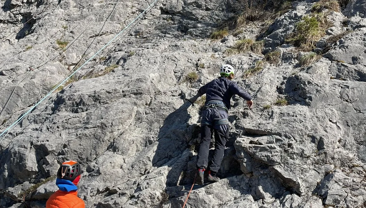 2025-04-06 An den Fels (und ins Wasser)! | © Copyright: DAV Sektion Isny