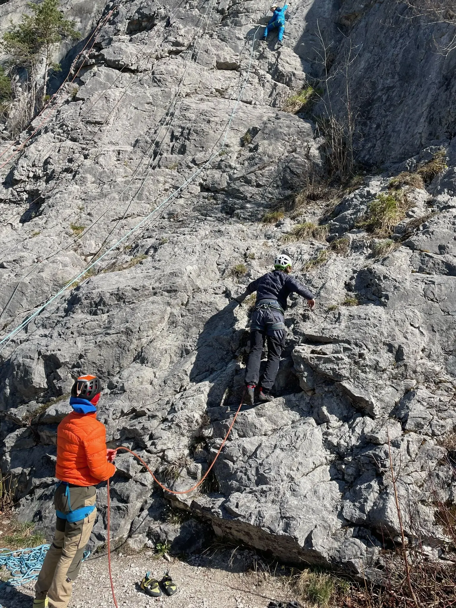 2025-04-06 An den Fels (und ins Wasser)! | © Copyright: DAV Sektion Isny