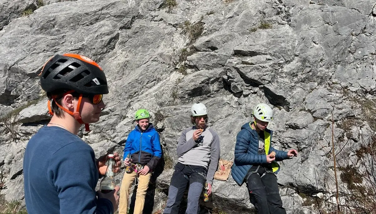 2025-04-06 An den Fels (und ins Wasser)! | © Copyright: DAV Sektion Isny