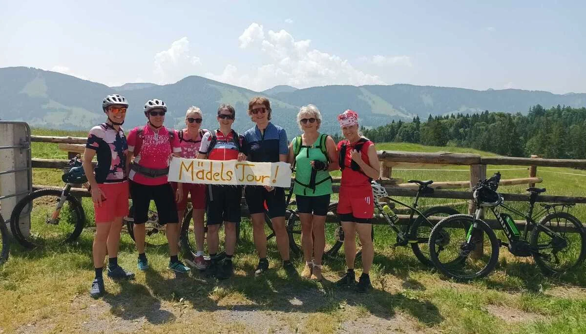2025-06-14 MTB Mädels-Tour | © Copyright: DAV Sektion Isny