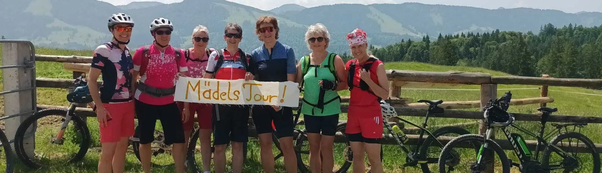 2025-06-14 MTB Mädels-Tour | © Copyright: DAV Sektion Isny