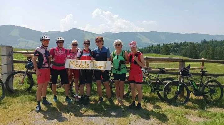 2025-06-14 MTB Mädels-Tour | © Copyright: DAV Sektion Isny