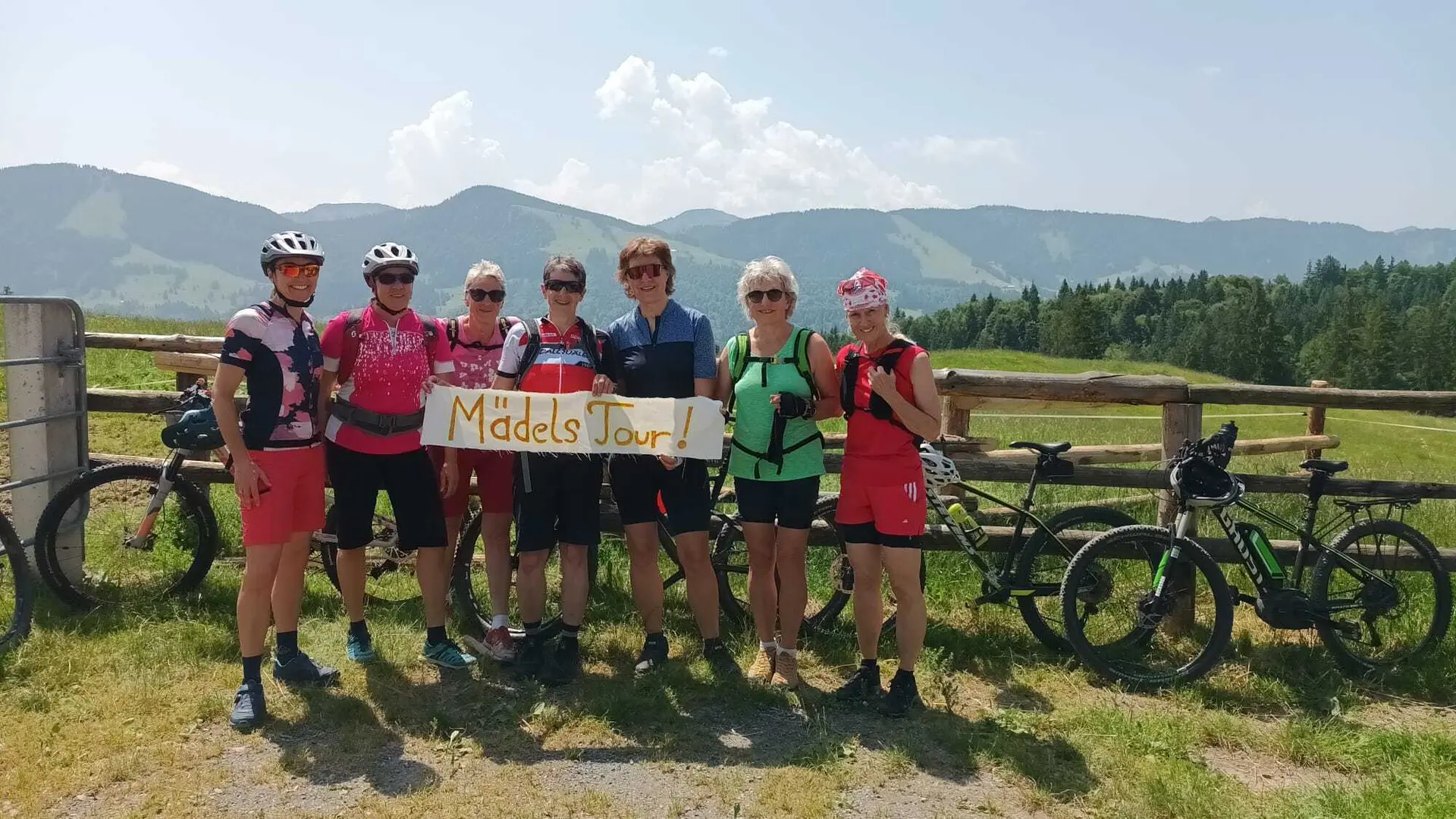 2025-06-14 MTB Mädels-Tour | © Copyright: DAV Sektion Isny