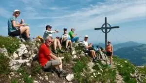 2025-06-21 Rohnenspitze und Zirleseck | © Copyright: DAV Sektion Isny