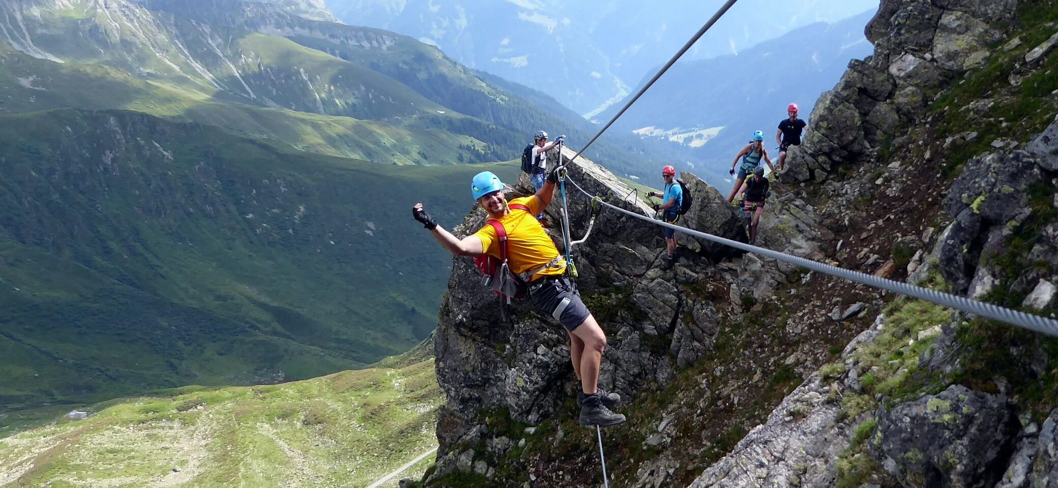 2025-06-28 Schmuggler-Steig und Rongg-Wasserfall | © Copyright: DAV Sektion Isny