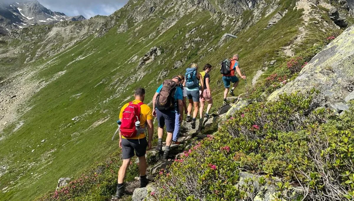 2025-06-28 Schmuggler-Steig und Rongg-Wasserfall | © Copyright: DAV Sektion Isny