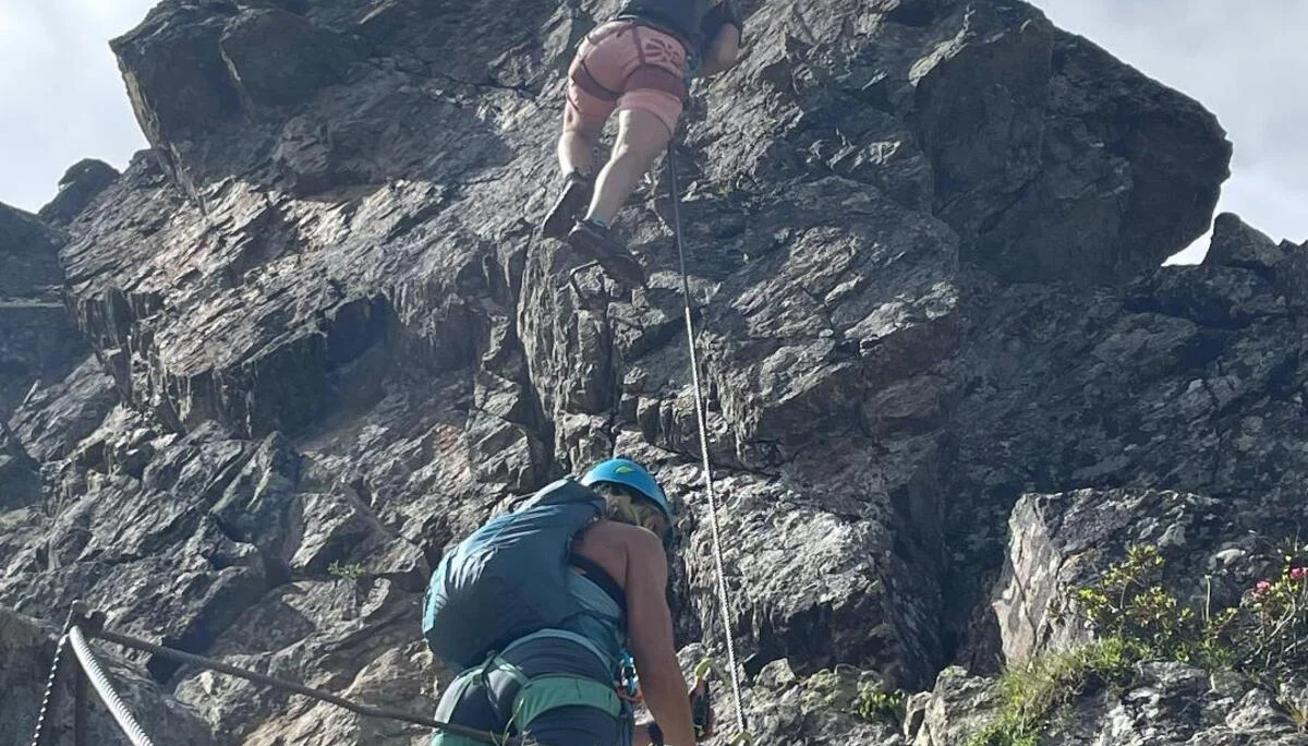 2025-06-28 Schmuggler-Steig und Rongg-Wasserfall | © Copyright: DAV Sektion Isny