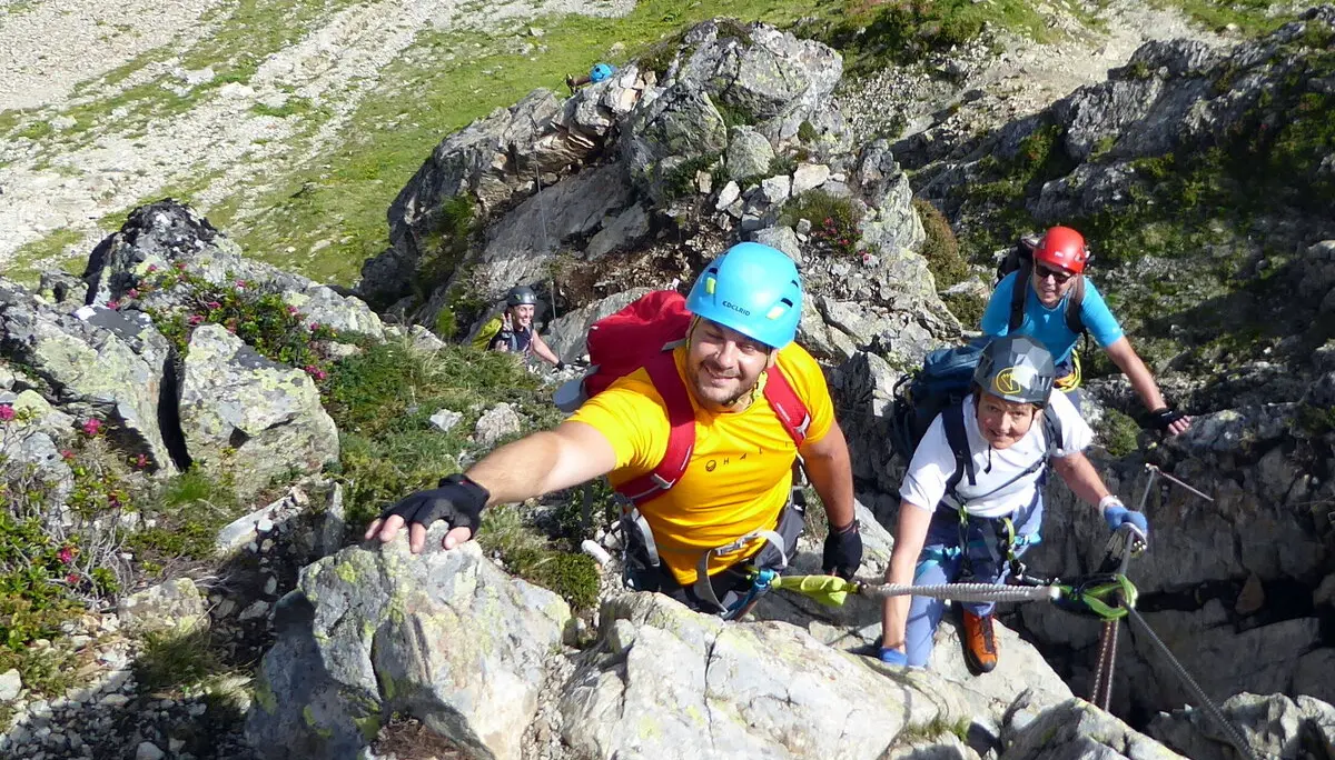 2025-06-28 Schmuggler-Steig und Rongg-Wasserfall | © Copyright: DAV Sektion Isny