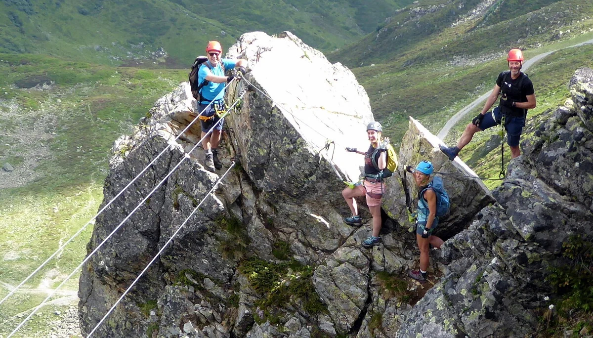 2025-06-28 Schmuggler-Steig und Rongg-Wasserfall | © Copyright: DAV Sektion Isny