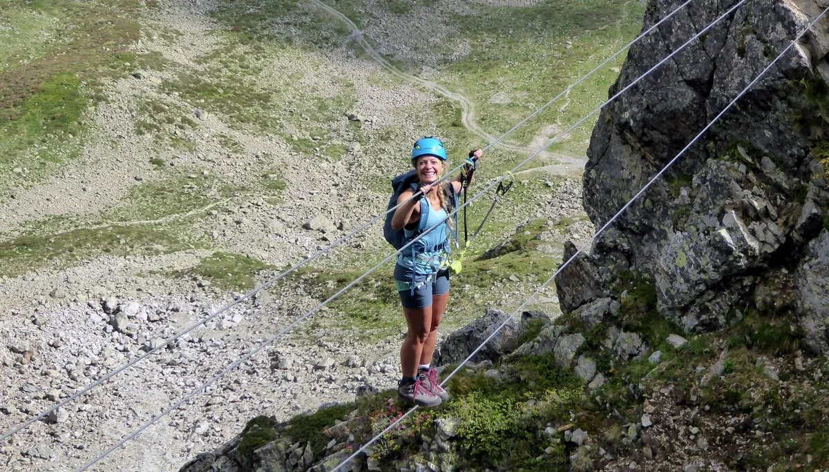 2025-06-28 Schmuggler-Steig und Rongg-Wasserfall | © Copyright: DAV Sektion Isny