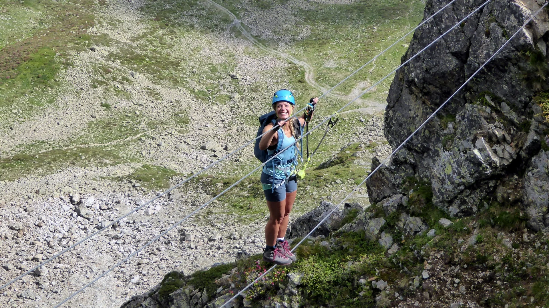 2025-06-28 Schmuggler-Steig und Rongg-Wasserfall | © Copyright: DAV Sektion Isny