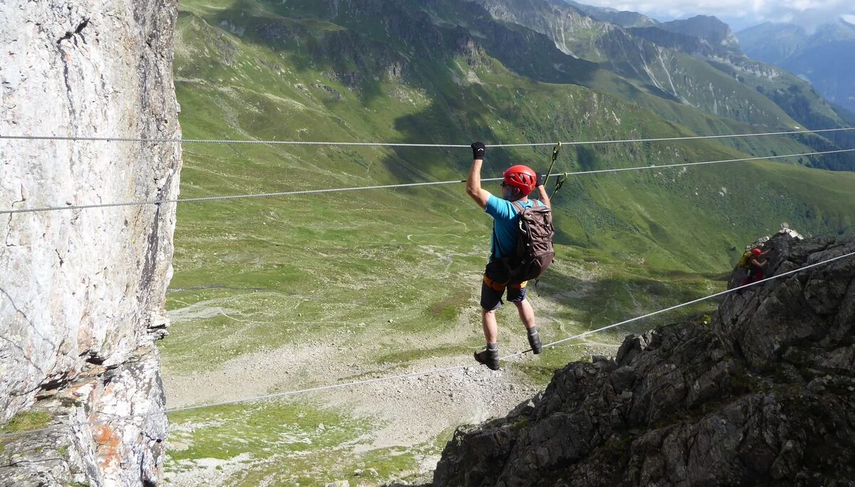 2025-06-28 Schmuggler-Steig und Rongg-Wasserfall | © Copyright: DAV Sektion Isny