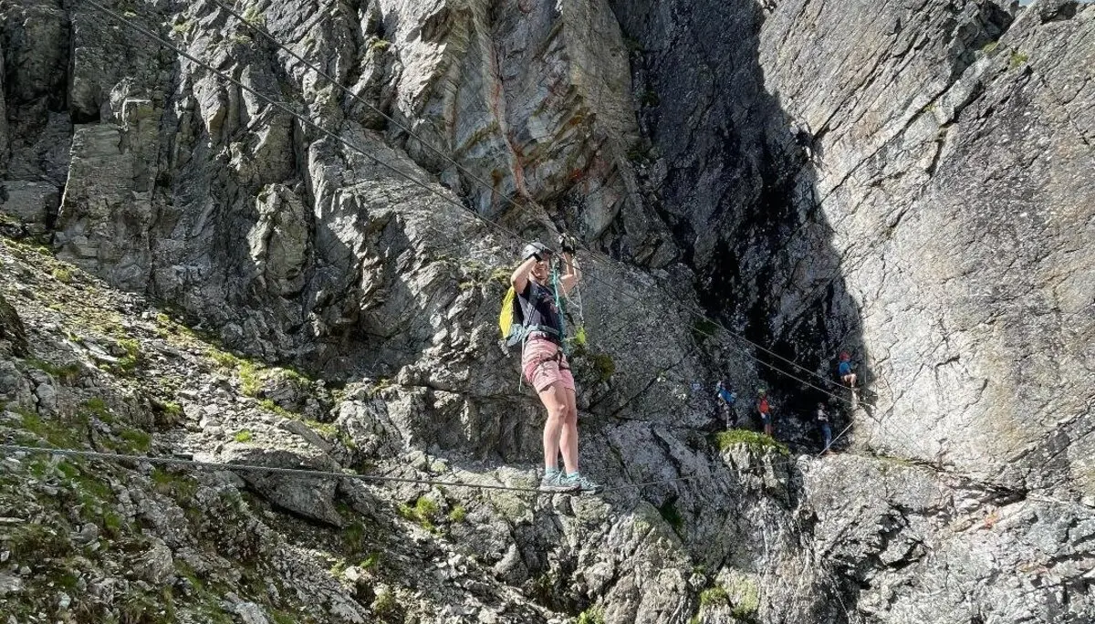 2025-06-28 Schmuggler-Steig und Rongg-Wasserfall | © Copyright: DAV Sektion Isny