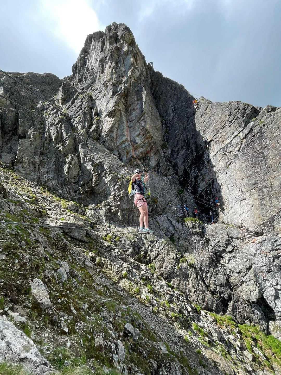 2025-06-28 Schmuggler-Steig und Rongg-Wasserfall | © Copyright: DAV Sektion Isny
