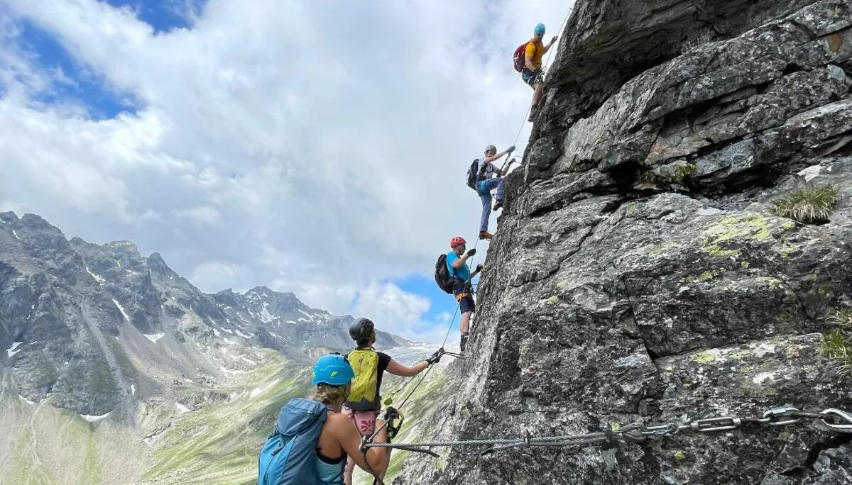 2025-06-28 Schmuggler-Steig und Rongg-Wasserfall | © Copyright: DAV Sektion Isny