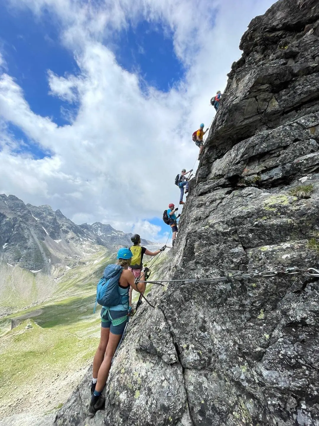 2025-06-28 Schmuggler-Steig und Rongg-Wasserfall | © Copyright: DAV Sektion Isny