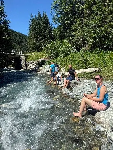 2025-06-28 Schmuggler-Steig und Rongg-Wasserfall | © Copyright: DAV Sektion Isny