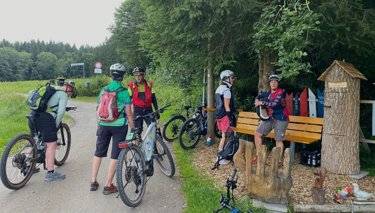 2025-07-12 E-Biketour nach Wiggensbach und Gschnaidt | © Copyright: DAV Sektion Isny