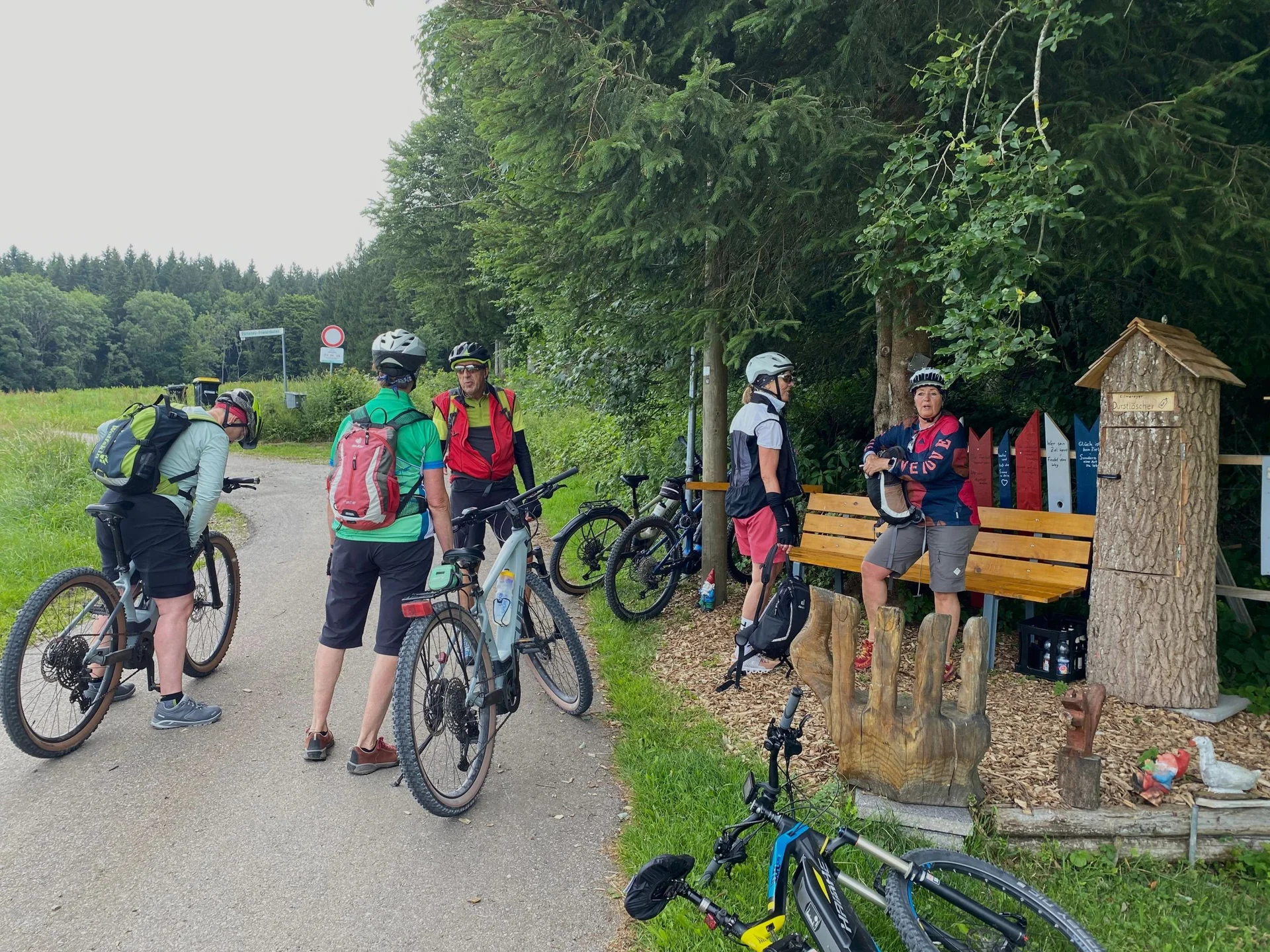 2025-07-12 E-Biketour nach Wiggensbach und Gschnaidt | © Copyright: DAV Sektion Isny