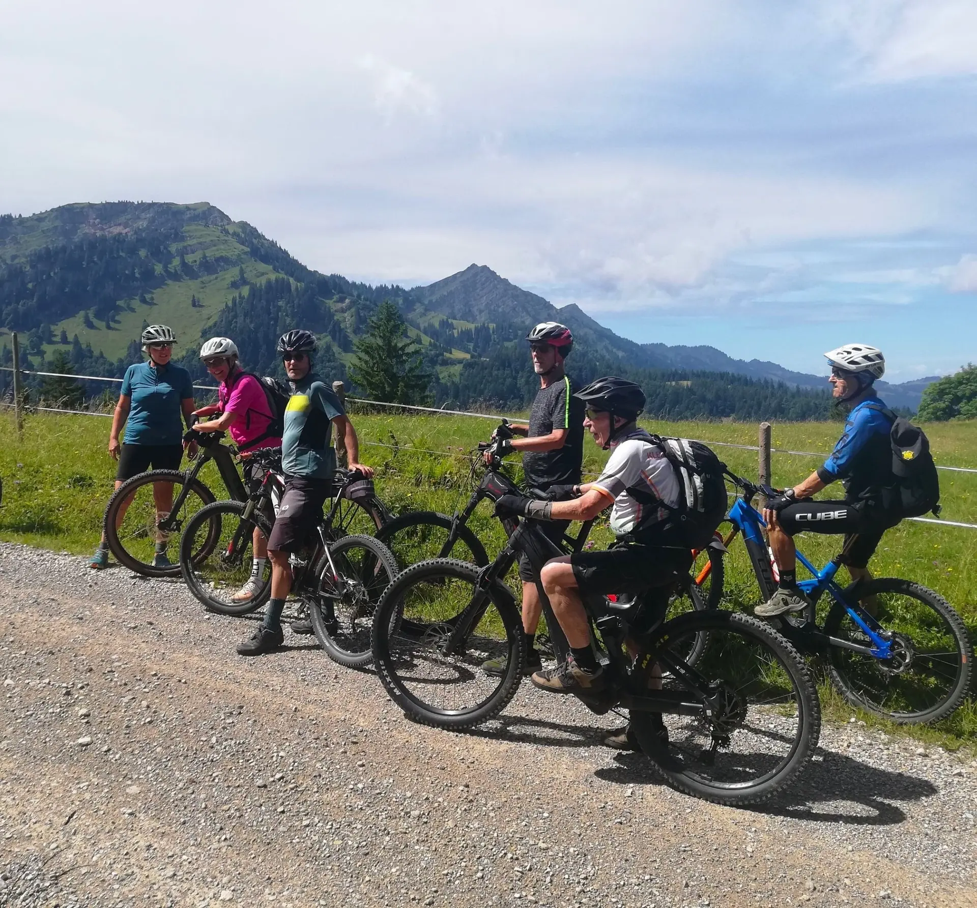 2025-07-18 E-Biketour Thalkirchdorf zum Bärenköpfle | © Copyright: DAV Sektion Isny