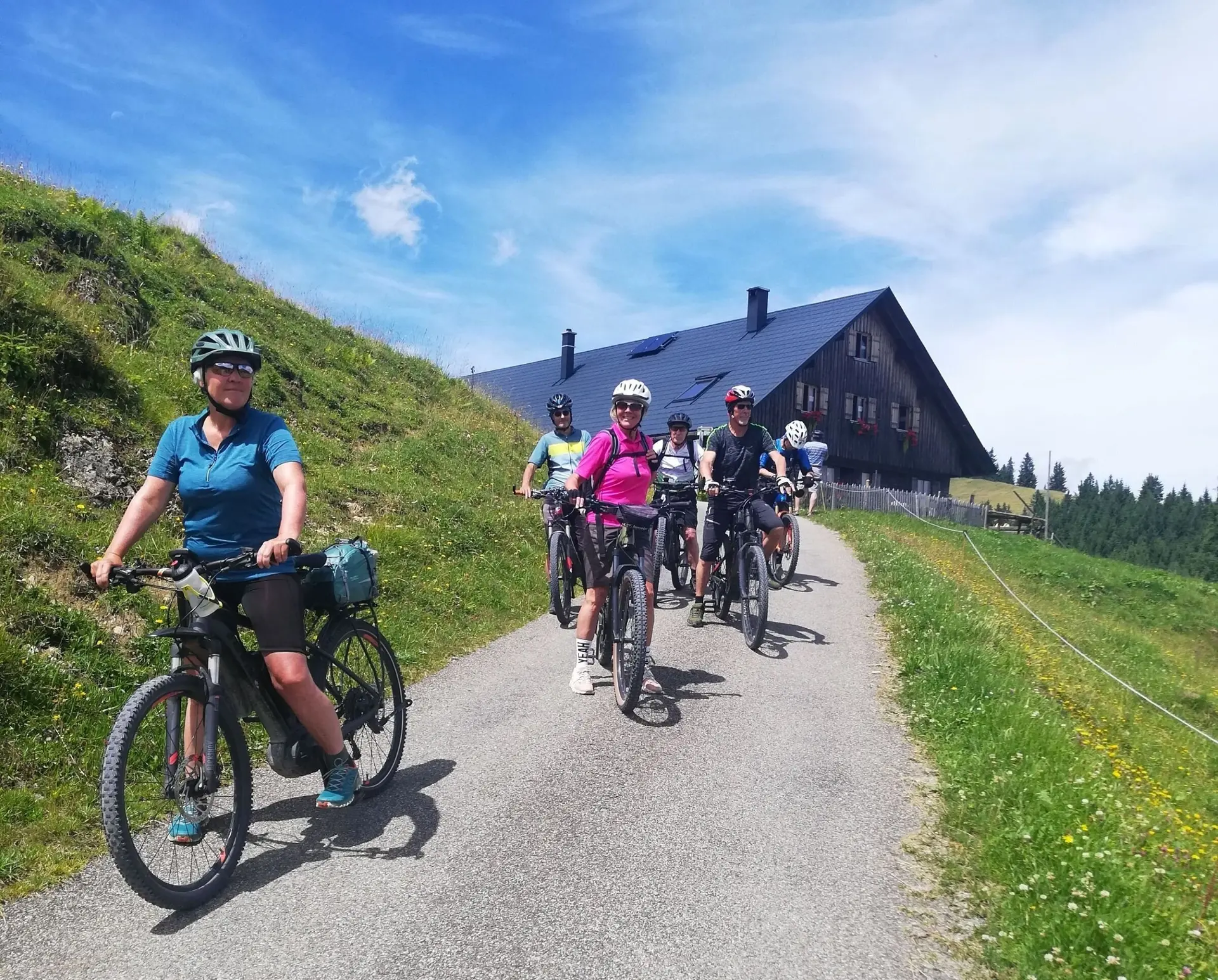 2025-07-18 E-Biketour Thalkirchdorf zum Bärenköpfle | © Copyright: DAV Sektion Isny