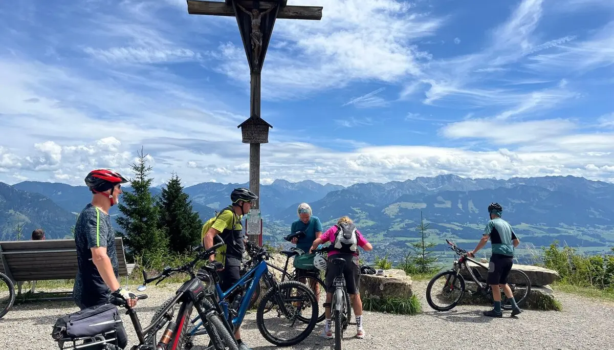 2025-07-18 E-Biketour Thalkirchdorf zum Bärenköpfle | © Copyright: DAV Sektion Isny