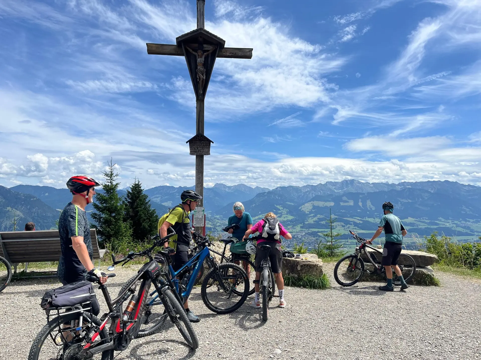2025-07-18 E-Biketour Thalkirchdorf zum Bärenköpfle | © Copyright: DAV Sektion Isny
