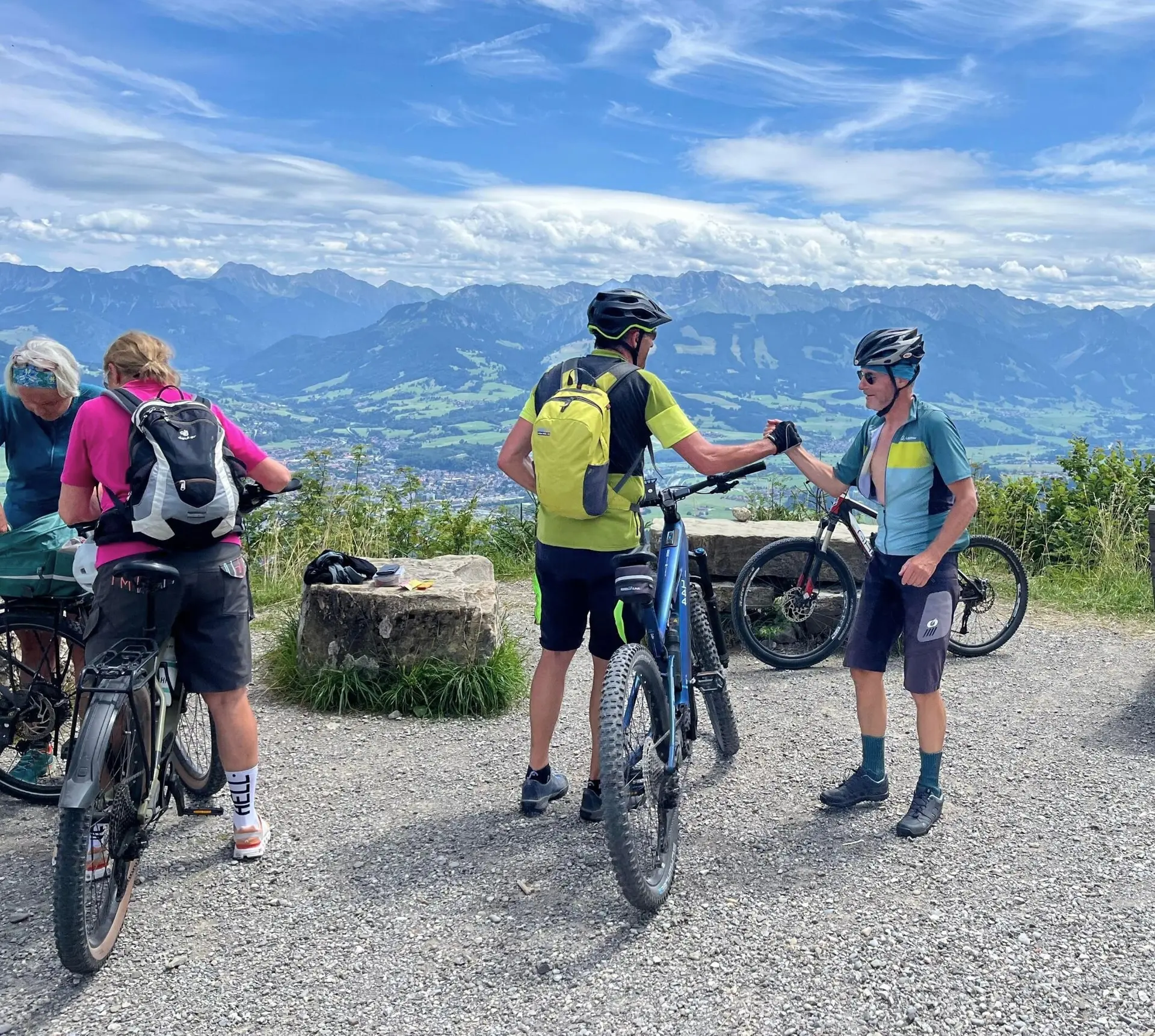 2025-07-18 E-Biketour Thalkirchdorf zum Bärenköpfle | © Copyright: DAV Sektion Isny