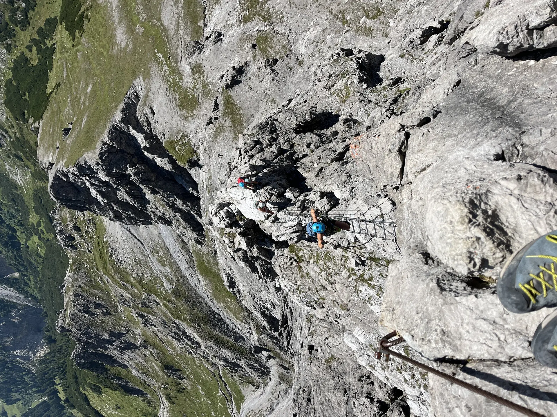 2025-08-10 Saulakopf Klettersteig (2517m) | © Copyright: DAV Sektion Isny