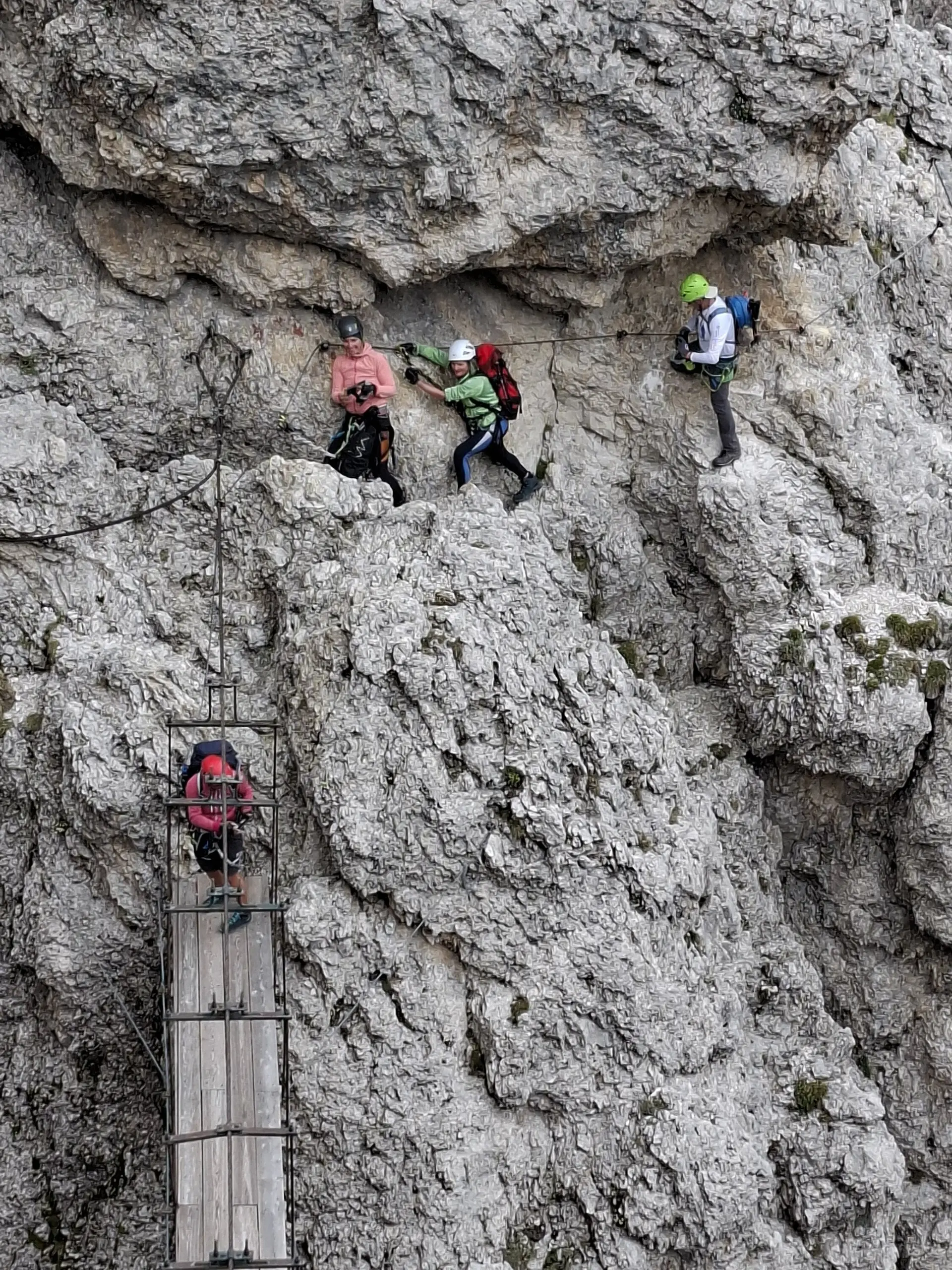 2025-08-21 Sella Klettersteige Dolomiten | © Copyright: DAV Sektion Isny