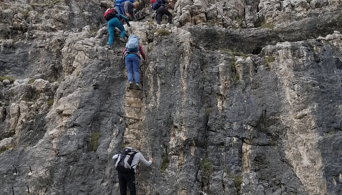 2025-08-21 Sella Klettersteige Dolomiten | © Copyright: DAV Sektion Isny