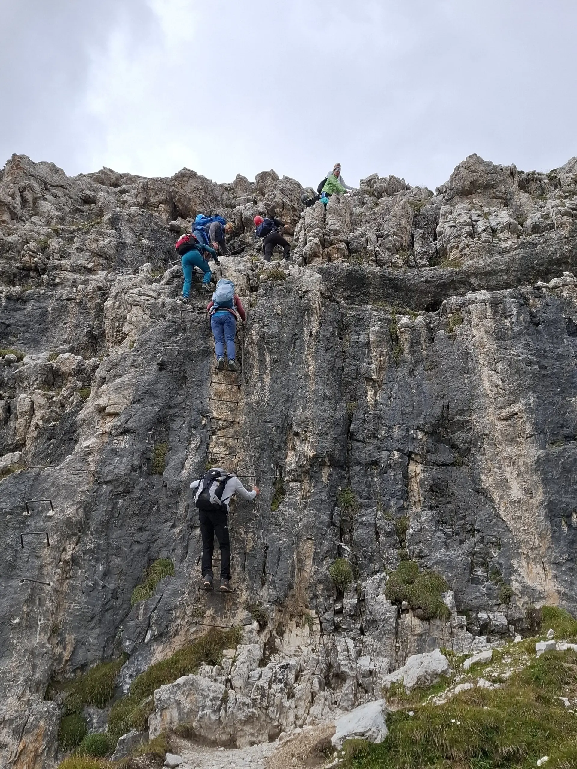 2025-08-21 Sella Klettersteige Dolomiten | © Copyright: DAV Sektion Isny