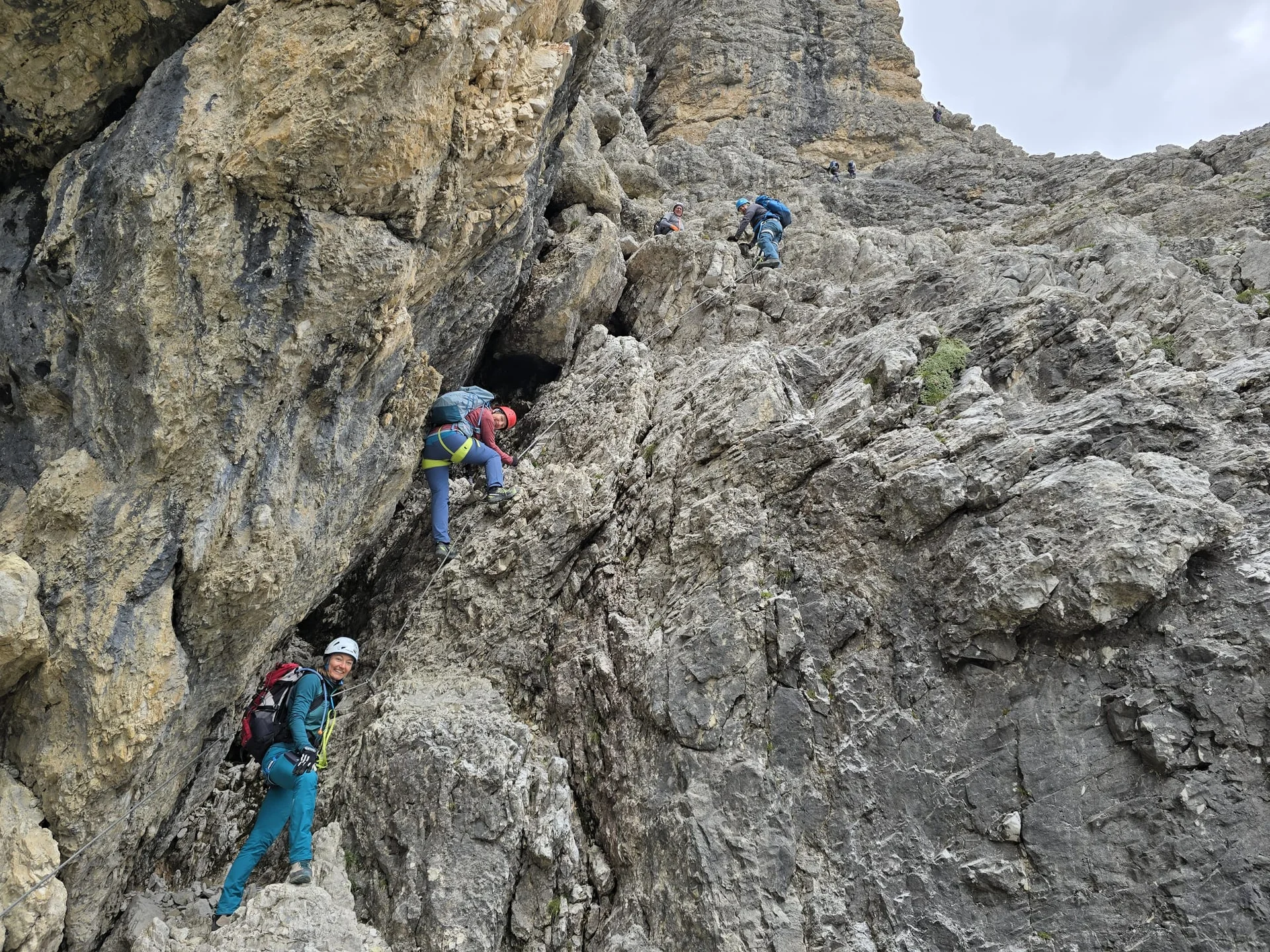 2025-08-21 Sella Klettersteige Dolomiten | © Copyright: DAV Sektion Isny