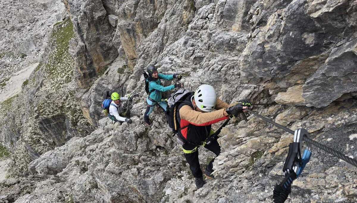 2025-08-21 Sella Klettersteige Dolomiten | © Copyright: DAV Sektion Isny