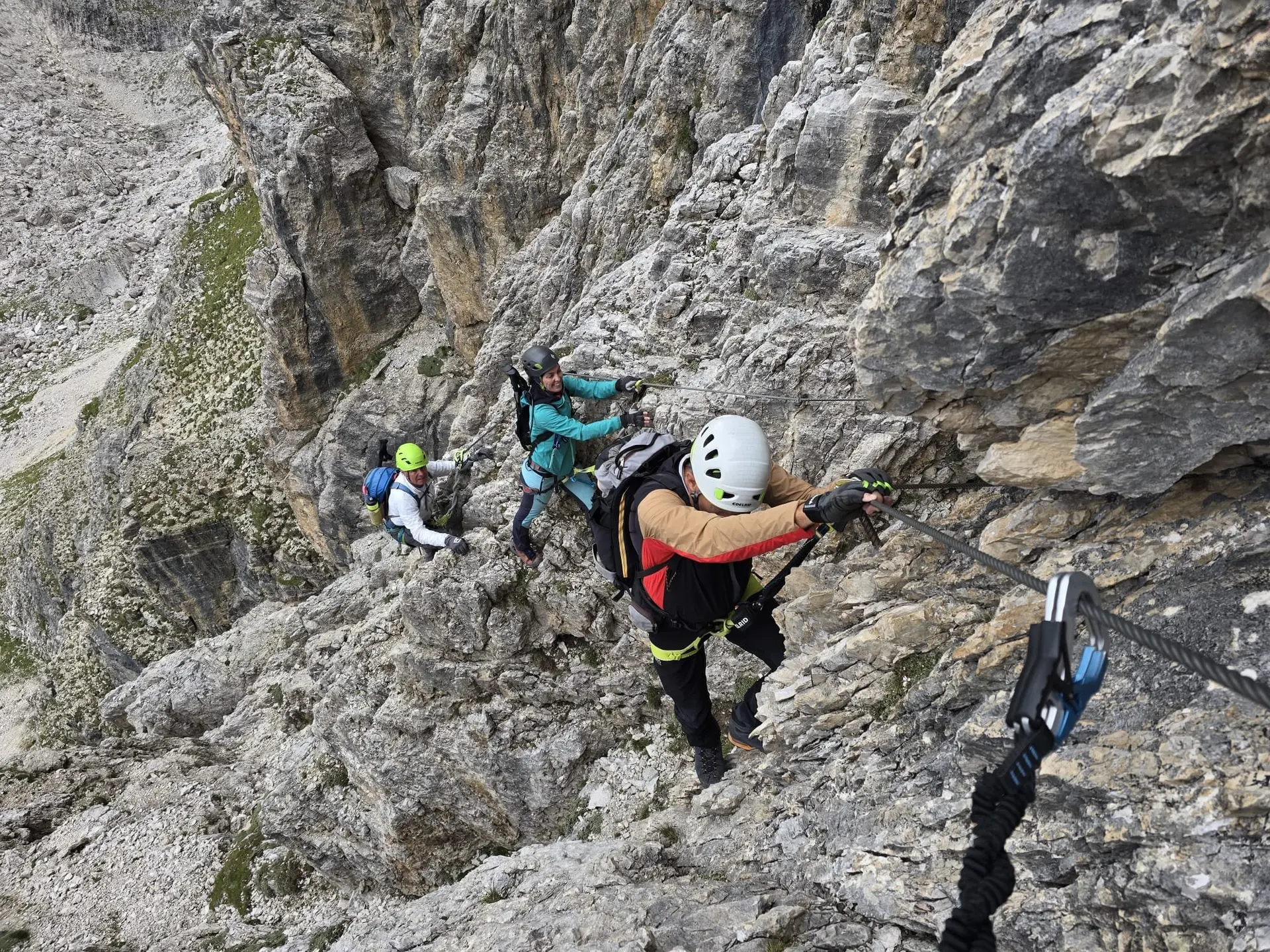2025-08-21 Sella Klettersteige Dolomiten | © Copyright: DAV Sektion Isny