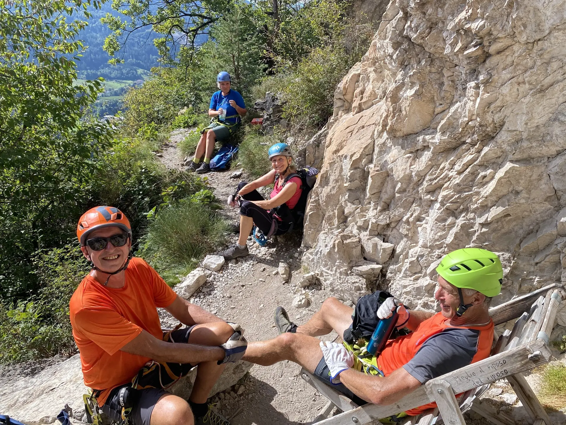 2025-09-14 Klettersteig-Woche in Arco | © Copyright: DAV Sektion Isny