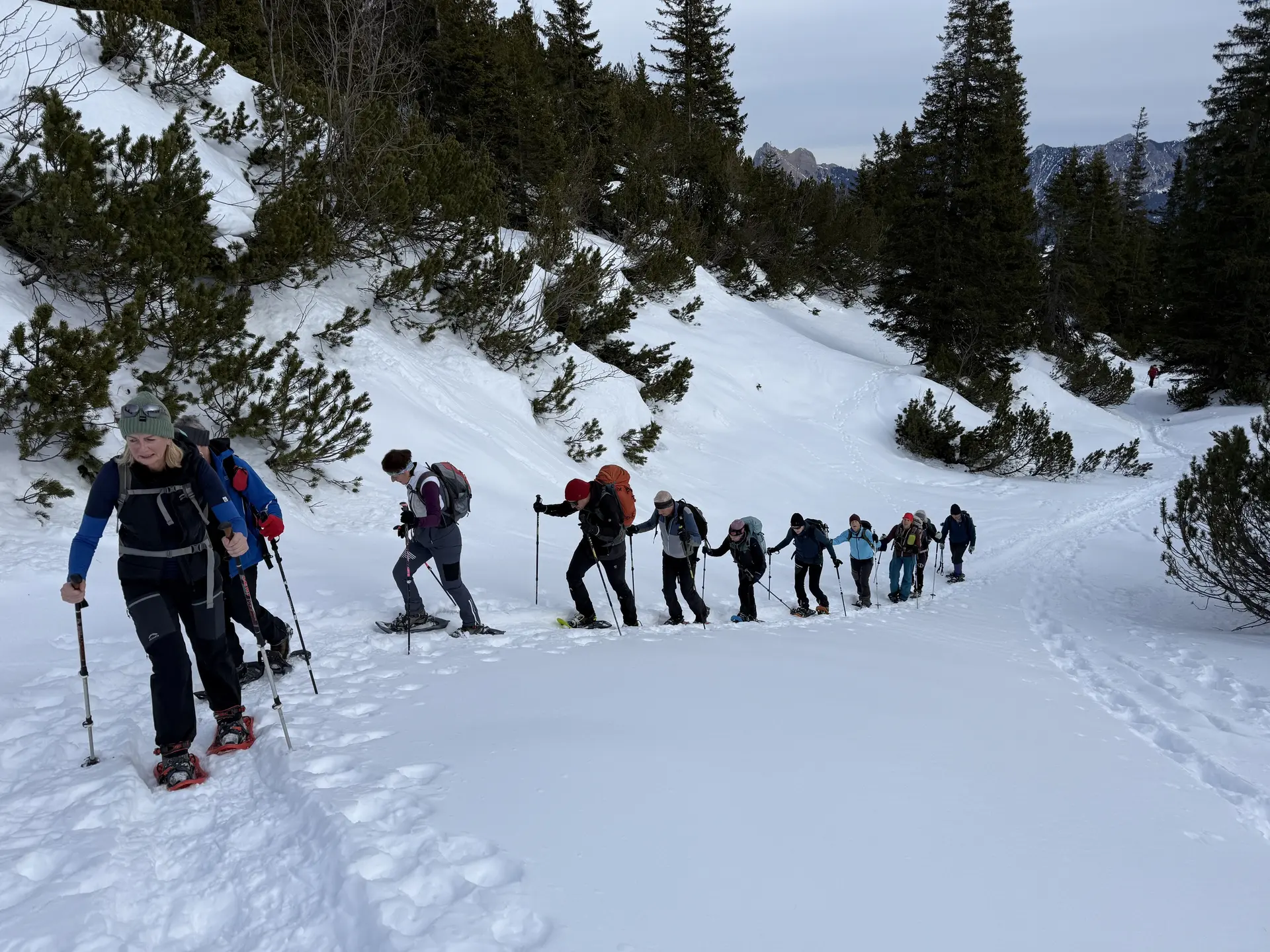 2026-01-24 Schneeschuhtour Schnurschrofen | © Copyright: DAV Sektion Isny