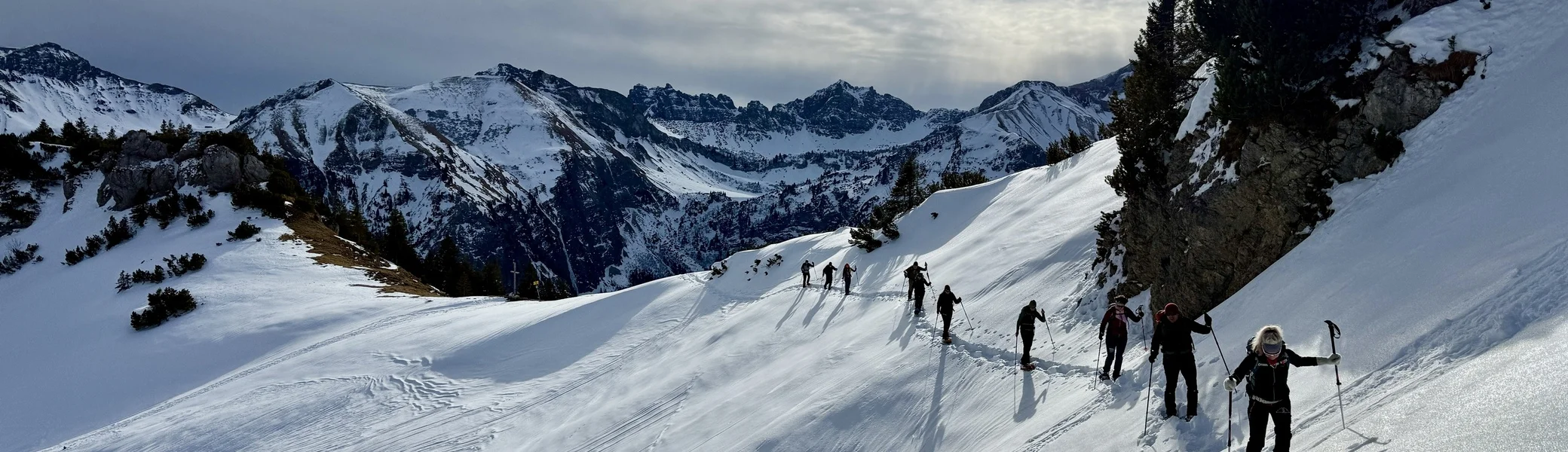 2026-01-24 Schneeschuhtour Schnurschrofen | © Copyright: DAV Sektion Isny